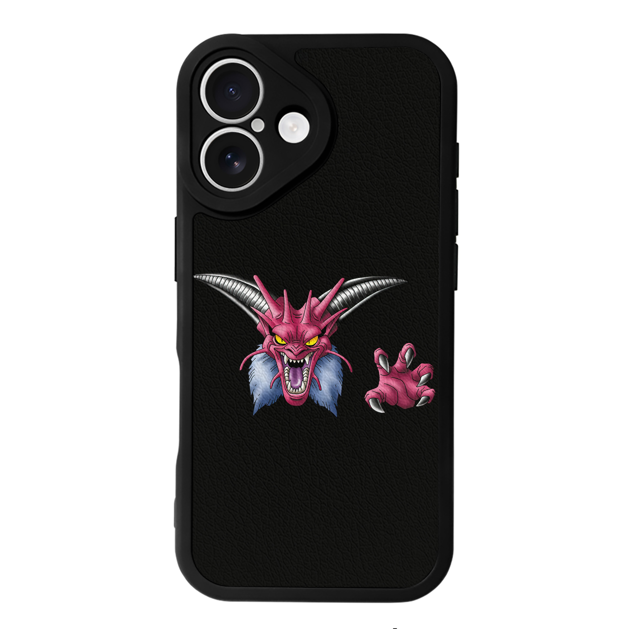 （画像用） ドラゴンクエスト Doragon Kuesuto Dragon Quest 【iPhone 16シリーズ対応】シリコンスマホケース（レザー調） 材質：シリコン